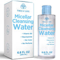 Tree of Life Beauty Micellar Cleansing Water (6.8Fl Oz) - Micellar Water Makeup Remover with Niacinamide, Vitamin B5, Glycerin - Eye Makeup