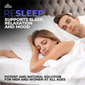 Sleep Aid Support Supplement - Melatonin Free Formula with Magnesium, Valerian, Chamomile, Apigenin, Helps Restful Sleep and Relaxation, No
