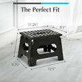 Handy Laundry Folding Lightweight Step Stool Is Sturdy Enough to Support Adults and Safe Enough for Kids. Opens Easy with One Flip. Great for