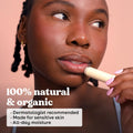 eos 100% Natural & Organic Lip Balm - Strawberry Sorbet, All-Day Moisture, Dermatologist Recommended for Sensitive Skin Care, Lip Care Products,