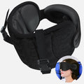 SARISUN Travel Pillows for Airplanes, Stable Head Support, Travel Essential Black