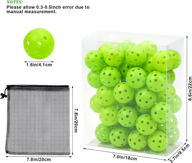 Plastic Golf Balls Practice Limited Flight Golf Training Ball Hollow Swing Pract
