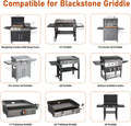 50-Pack Griddle Accessories for Blackstone - Grease Cup Liners Compatible with Blackstone 5017 Griddle, Aluminum Foil Drip Pan Disposable Grease