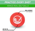 GoSports Foam Golf Balls – Limited Flight Golf Balls for Indoor and Outdoor Training, Realistic Feel Dimple Design, Long Lasting Safe Foam Golf