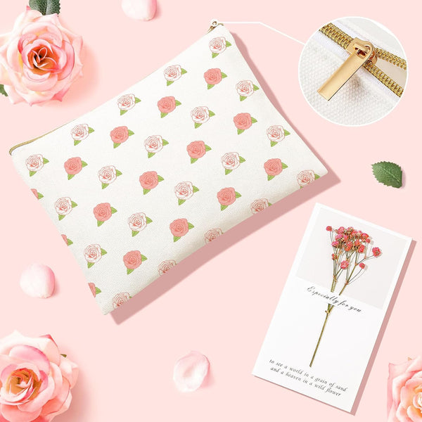 Wasocol Happy Birthday Gifts for Women Mom Grandma Wife Best Friend Sister Her, Unique Relaxing Self Care Package Spa Gift Baskets for Women Rose