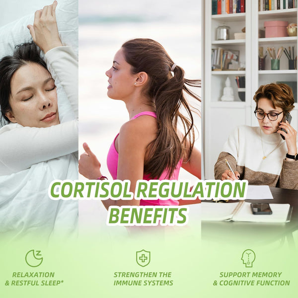 Cortisol Supplement Liquid Drops, 17-In-1 Cortisol Detox W. Magnesium Glycinate 400Mg Ashwagandha, L-Theanine, Phosphatidylserine, Hormone