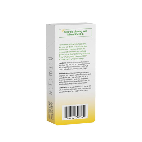 Alba Botanica Acnedote Pimple Patches for Face - Pimple, Spot Patches - Hydrocolloid Skincare Patches - 40 Count
