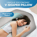 PILLANI Cooling Pregnancy Pillows for Sleeping – 57-Inch Maternity Pillow for Pregnant Women with Removable Washable Cover – Support for Back,