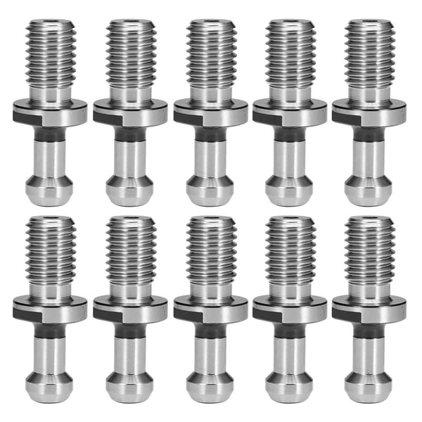 CAT40 45° Pull Stud Retention Knob Fits HAAS CAT 40 CNC Tool Holder Mitsubishi Toshiba Daewoo OKK Kitamura Kira Kia, etc. (10-Pack)