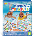JOYIN 4-in-1 Diving Pool Toys,Underwater Seek and Find Gems Game Set Waterproof,Swiming Pool Toys for Kids with Mesh Bag, Water Gifts for Summer