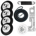 Romalon Dryer Repair Roller kit for Kenmore LG 4581EL2002C Roller Assembly 4561EL3002A Idler Pulley Assembly and 4400EL2001A (4400EL2001F) Dryer Belt