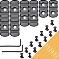 Polymer Picatinny Accessory Rail Single Picatinny Rail, 3 3 5 5 7 7 Slots, with 13 T-Nuts & 13 Screws & 2 Allen Wrench