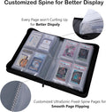 Rayvol Psa-Sized Slab Binder, Graded Card Binder Fit 40 PSA Slabs Includes 40 Psa-Sized Sleeves, 4 Pockets Top Loading Graded Card Holder Storage