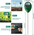 SZHLUX Moisture Meter Water Monitor Soil Hygrometer Sensor Care, Lawn, Farm, Indoor & Outdoor. (Plant Gifts for Gardeners), 10.23Inch, Green