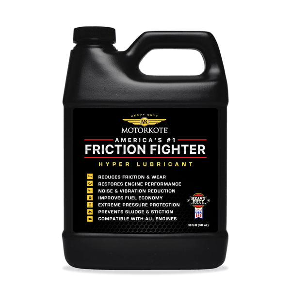 Motorkote MK-HL32-06 Heavy Duty Hyper Lubricant Engine Treatment, 32-Ounce, Single, Black 1-Pack Lubricant 32 Fluid Ounces