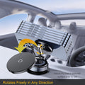2026 Upgraded for Magsafe Car Mount Charger, 15W Fast Wireless Charging Suction Cup Phone Mount, Magnetic Phone Holder for Dashboard/Windshield,