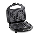 Elite Gourmet Maxi-Matic Electric Nonstick Belgian Waffle Iron Snack Maker Machine, Breakfast, Sandwiches, Compact & Portable, 2 Slice, Black