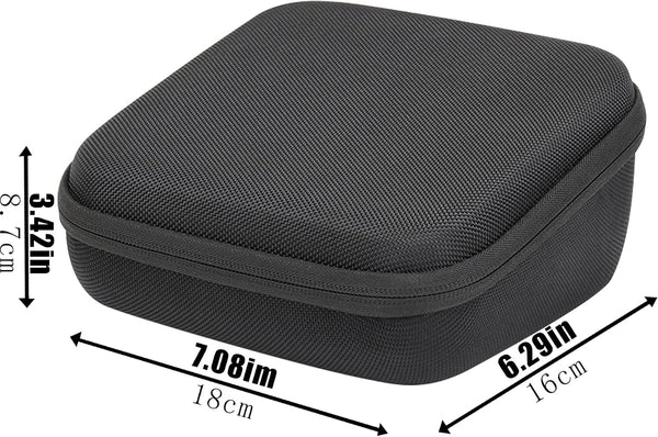 khanka Hard Case for Brother P-Touch PT-D210 PTD220 Home/Office,Black | EVA Hard Shell, Mesh Pocket Accessory Storage, Impact Resistant