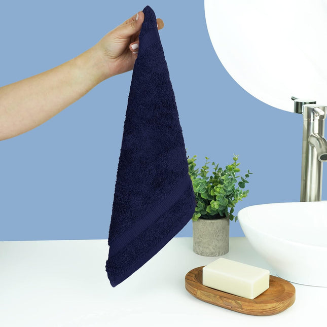 Chakir Turkish Linens | Hotel & Spa Quality 100% Cotton Premium Turkish Towels | Soft & Absorbent (4-Piece Washcloths, N