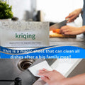 Dish Cloths That Don'T Smell, Dish Soap Concentrated into the Disposable Cleaning Cloths, Necessary for Kitchen, 150 Pack