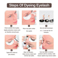 2-In-1 Eyelash & Eyebrow Kit, Professional Lash & Brow Color Kit, Lasting for 6 Weeks DIY Hair Coloring for Salon Home Use 7Ml (Black)
