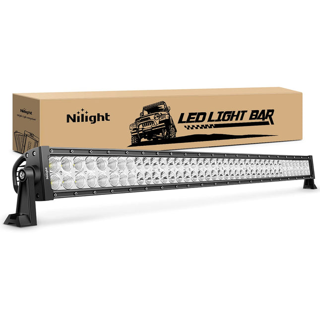 LED Light Bar Nilight 42Inch 240W Spot Flood Combo LED Driving Lamp off Road Lights LED Work Light for Trucks Boat Jeep 