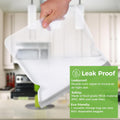 SPLF 6 Pack Reusable Gallon Freezer Bags Dishwasher Safe, BPA FREE Reusable Food Storage Bags, Extra Thick Leakproof Silicone Free 1 Gallon Bags