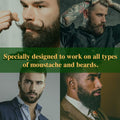 Clubman Mustache Wax for Men – Neutral, Strong Hold Moustache Wax with Styling Brush, 0.5 oz x 3 Packs Neutral 0.5 Ounce (Pack of 3)