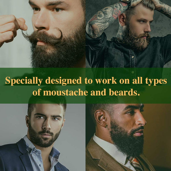 Clubman Mustache Wax for Men – Neutral, Strong Hold Moustache Wax with Styling Brush, 0.5 oz x 3 Packs Neutral 0.5 Ounce (Pack of 3)