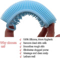 2Pack Dual Sided Silicone Body Scrubber for Exfoliating, Shower and Scalp Massage, 2 in 1 Bath & Shampoo Brush,Soft Exfoliating Body Shower