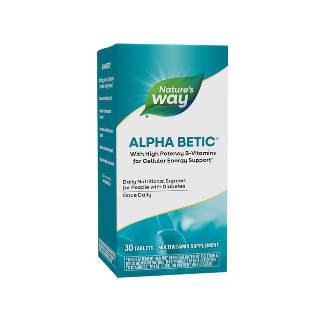 Nature'S Way Alpha Betic, Diabetic Multivitamin for Daily Nutritional Support, w