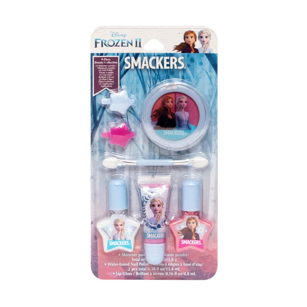 Lip Smacker Disney Frozen 2 Makeup Set, Kids Color Collection, 3 Moisturizing, Smoothing Soft Shine, Hydrating & Protecting Fun Flavors,