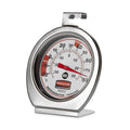 Rubbermaid Commercial Products Thermometer, Classic Large Mechanical Dial, Chrome, Extreme Temperature Range for Use in