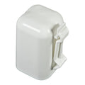 Zareba ITCPW-Z T-Post Safety Cap and Insulator, White, 10 Per Bag - Electric Fencing T-Post Insulator & Safety Cap