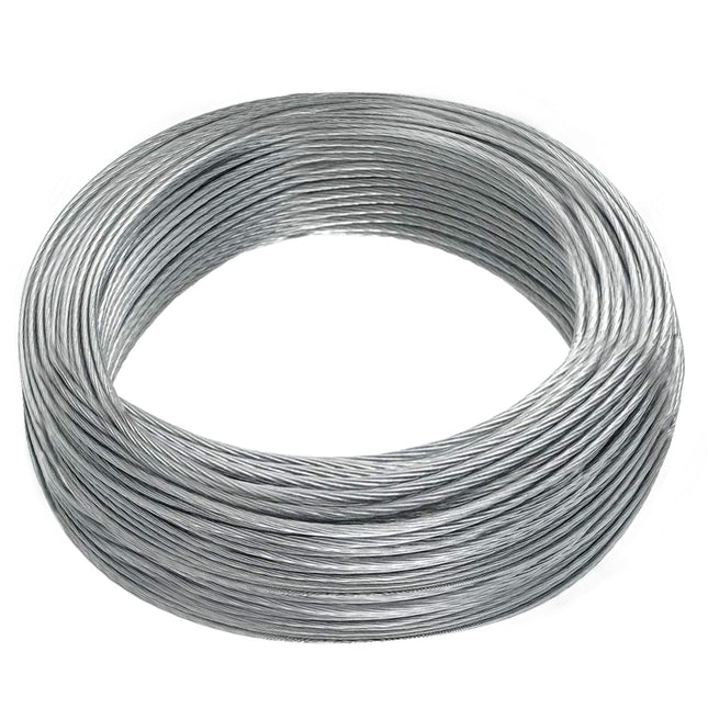 Vinyl Coated Picture Hanging Wire #4 100-Feet Braided Picture Wire Heavy,Supports up to 50Lbs for Photo Frame Picture,Ar