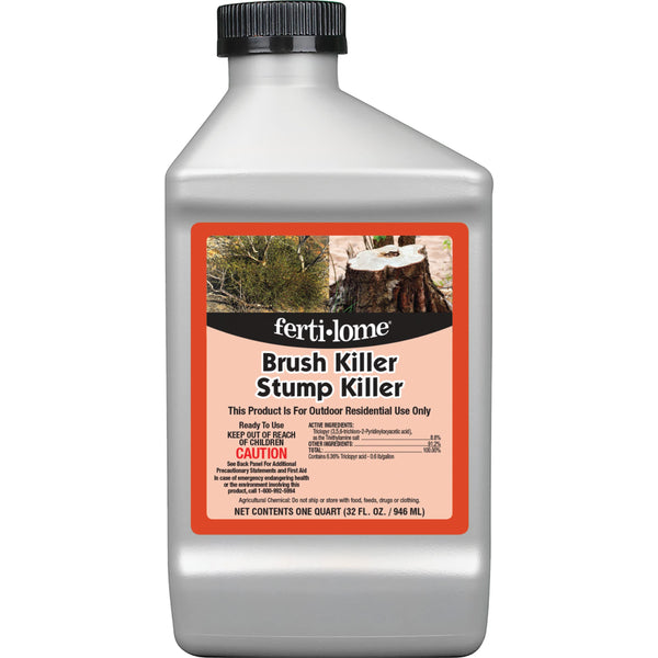 Fertilome (11485) Brush Killer & Stump Killer Woody Plant Control, 32 oz | Triclopyr ester concentrate - Controls woody plants, vines, stumps in