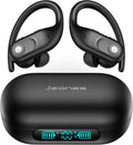 Wireless Earbuds Bluetooth Headphones 130Hrs Playtime with 2500Mah Wireless Charging Case LED Diaplay Hi-Fi Waterproof over Ear Earphones for
