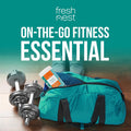 Fitness Equipment Wipes - Cleaning Wipes for Yoga Mats, Pilates Studios, Gyms, Peloton & Cycle Bikes, Spas - Fragrance-Free Wipes Surface Cleaning