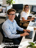 Blue Light Glasses for Women/Men Computer Reading Gaming Glasses Improve Sleep Reduce Eye Strain Gift Package Blue