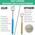HOFASON 6 Pack Back Scratcher Fathers Day Dad Gifts, White Elephant Gifts for Adults, Stocking Stuffers for Men Women Teens, Prizes for Adults (Muti)