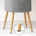 ALIMITOPIA 40pcs Screw-on Furniture Felt Pad Chair Glide Slider Hardwood Floor Protector for Wooden Leg Feet of Chair Table Furniture(Φ28mm or