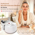 UNOISETION Diamond Microdermabrasion Machine Professional, 3 in 1 Dermabrasion Facial Peeling Skin Care Device for Salon Personal Home Use White