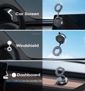 2026 Upgraded Vacuum Magnetic Car Phone Holder 360ÃÂ° Reinforced 96LBS Ultra Suction Cup Phone Mount for Magsafe Cell Phone Holders for Your