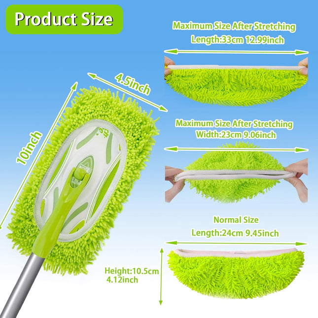 Reusable Dry Sweeping Cloths Microfiber Wet Mop Pads Compatible with Swiffer Swe