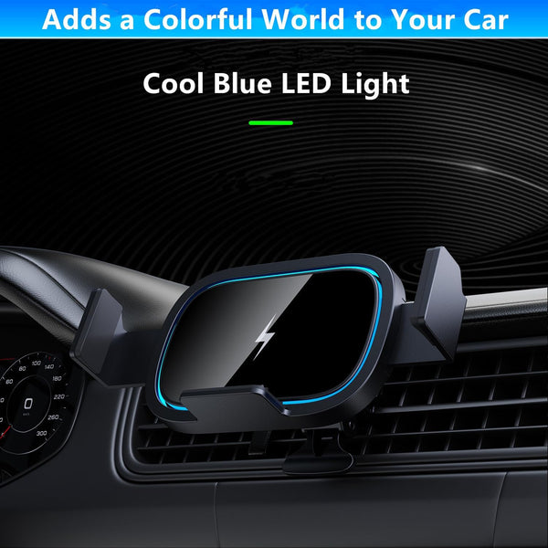 Wireless Car Charger for Samsung Galaxy Z Fold 6/5/4/3, 15W Fast Charging Car Mount, Car Accessories, Air Vent Charging Car Phone Holder for