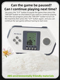 Retro Block Game Console Cool Shape 26 Brick Games Silicone Button Powered by 2*AAA Batteries Speed/Difficulty Can Be Adjusted Handheld Game Toy