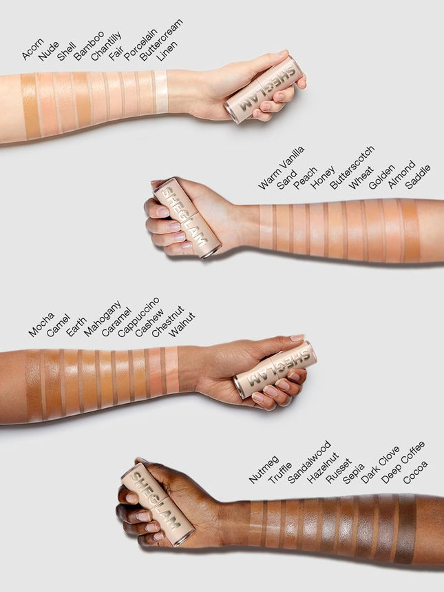 SHEGLAM Skin Magnet High Coverage Foundation Stick Longwear Medium Face Makeup f