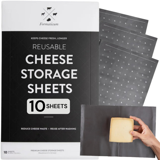Formaticum Reusable Cheese Storage Sheets | Size 9" X 14" | Professional-Grade C