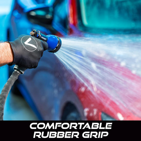 VIKING Garden Hose Nozzle with 8 Spray Patterns for Washing Cars 8 Pattern Hand Control