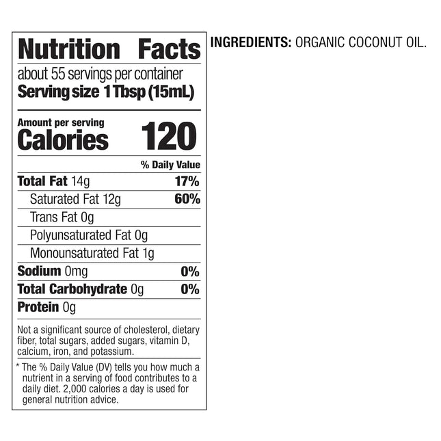 Betterbody Foods Organic Refined Coconut Oil, 28 Fl Oz, All Purpose Oil for Cook